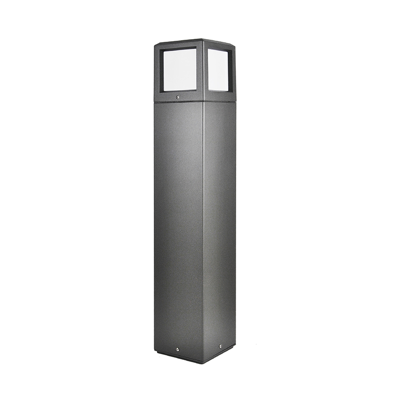 YMLED-6208 Quadratisches Modell Aluminium-LED-Poller-Gartenleuchten