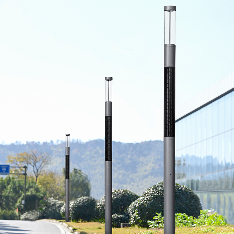 YMLED-6811B Off-Grid vertikale Solarmastleuchte