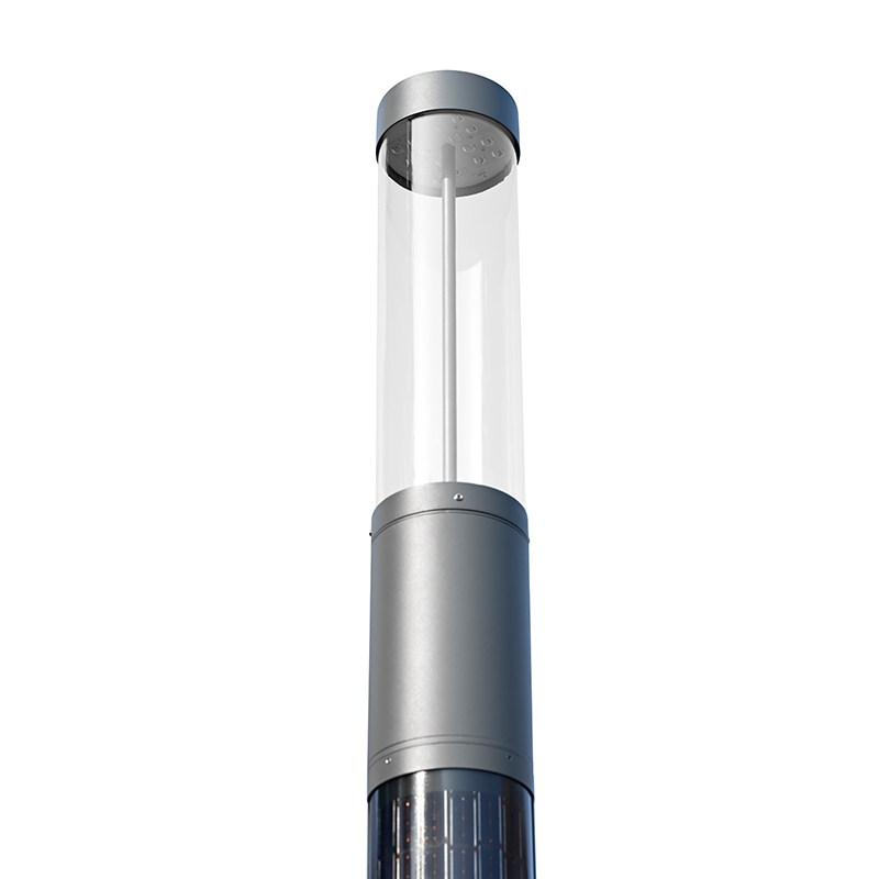 YMLED-6811B Off-Grid vertikale Solarmastleuchte
