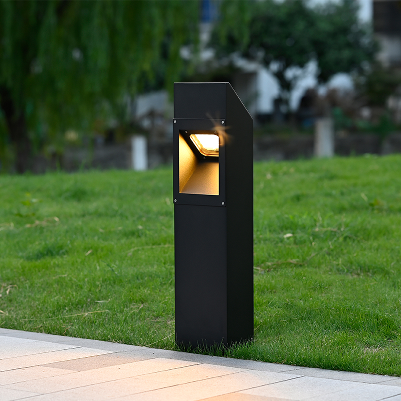 YMLED-6246 Neue rechteckige LED-Poller-Rasenbeleuchtung für den Außenbereich YMLED-6246 Neue rechteckige LED-Poller-Rasenbeleuchtung für den Außenbereich