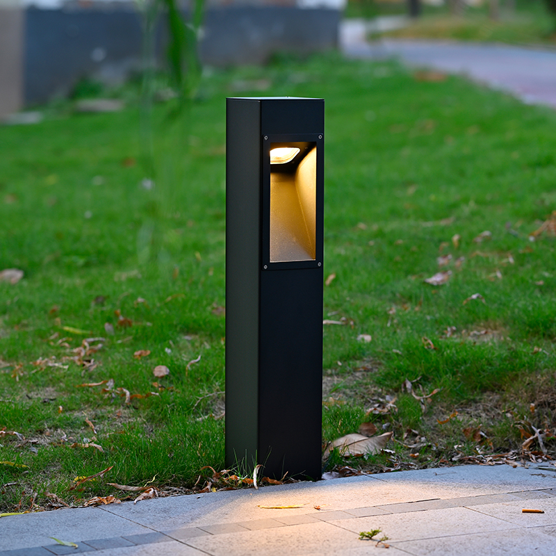 YMLED-6245 Neue rechteckige LED-Pollerleuchte für den Außenbereich, IP65